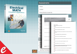 Electrical Math Principles and Applications Online Assessments/Testbanks