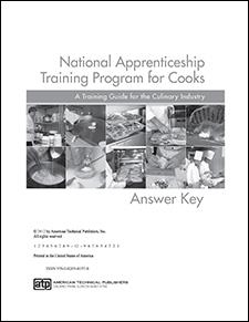 National Apprenticeship Training Program for Cooks Answer Key PDF Download